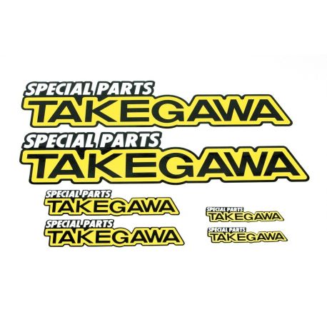Jeu de 6 Stickers / Autocollants TAKEGAWA