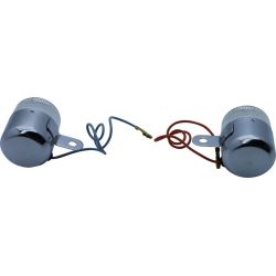 Paire de clignotants reproduction Skyteam Dax 6volts Haute-Qualité blanc • Motorkit