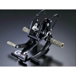 Commandes reculées G-craft 3P,noires,pour Monkey à tambour • Motorkit