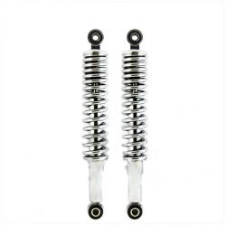 Amortisseurs 280mm chrome cyclo • Motorkit