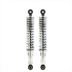 amortisseurs cyclo 300 mm chromé - la paire • Motorkit
