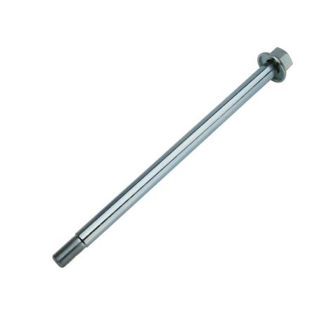 Front wheel axle for Piaggio Zip Basic - 2000 for classical fork -(not for single swingarm)