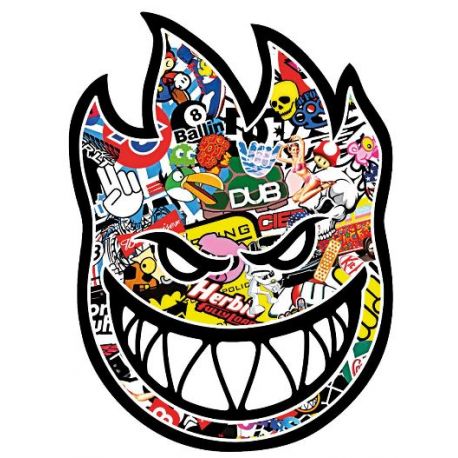 Sticker FireBomb Bombing