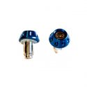 Handlebar weight set drilled model in blue | Motorkit