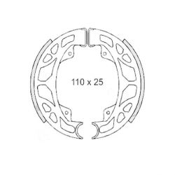 Brake shoes set  for Piaggio - Gilera Runner - NRG  - Zip - Vespa LX • Motorkit