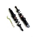 Rear shock 330mm 6 roll spring black | Motorkit