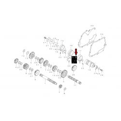 Goupille de verrouillage d'entraineur de fourchette pour boites de vitesses Takegawa 24263-165-T00 • Motorkit