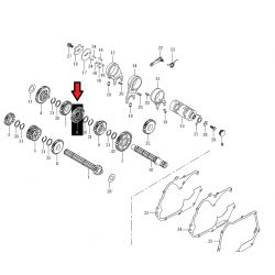 Pignon de 3ème - 25 dents de boite 5 vitesses TAF S-Touring Takegawa • Motorkit