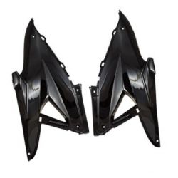 Caches / capots moteur "Z" Nitro / Aerox  Tun'r noir - la paire • Motorkit