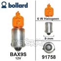 Pinkers Halogeenlamp BAX9S 12v 6W oranje met offsetpennen | Motorkit