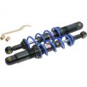 Achterveren set 330mm 6 spoelen blauw | Motorkit
