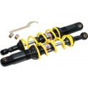 rear shocks 330mm 6 roll spring in yellow | Motorkit