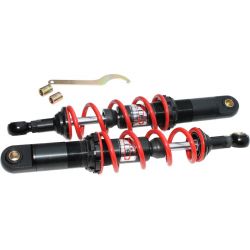 Achterveren set 330mm 6 spoelen rood • Motorkit