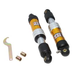 rear shocks no spring 330mm in gold • Motorkit