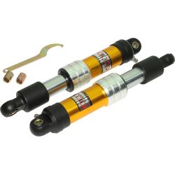 rear shocks no spring 330mm in gold • Motorkit