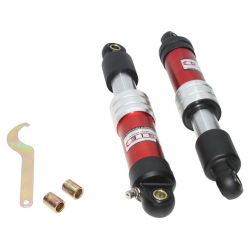Amortisseurs look oleopneumatic 330mm Rouge • Motorkit