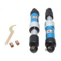 Amortisseurs look oleopneumatic couleur bleu 290mm | Motorkit