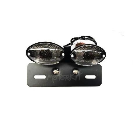 Double feu arrière Cat eye led smoke