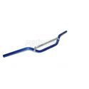 Blauw aluminium stuur met bar 73cm x 10cm | Motorkit