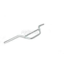 Handlebar 22mm silver color with cross bar • Motorkit