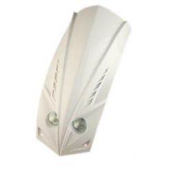 Face avant blanche Tun'r double halogène avec led Ludix • Motorkit