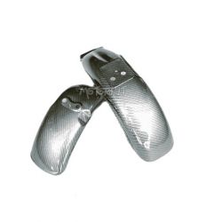 Paire de garde boue pour Honda Monkey Singa - Skymini - Chimp ABS carbone look • Motorkit
