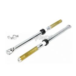 Paire de tubes de fourche hydraulique pour fourche mécanique Honda Dax ST CT 6v  • Motorkit