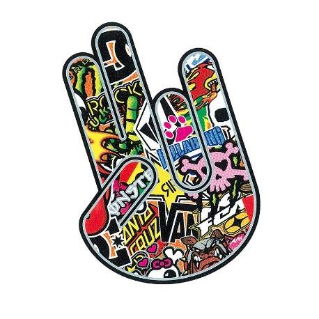 Sticker FingerHand Bombing