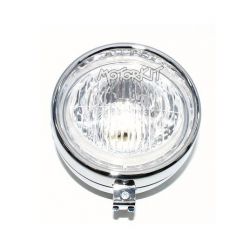 Universal round headlight chrome - Puch classic diam. 130 mm  • Motorkit