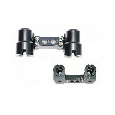 Support guidon Dax/monkey CNC look Alu