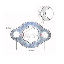 Clips - sécurité de pignon avant Honda - Skyteam - Derbi • Motorkit