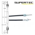 Speedometer cable Peugeot Kisbee | Motorkit