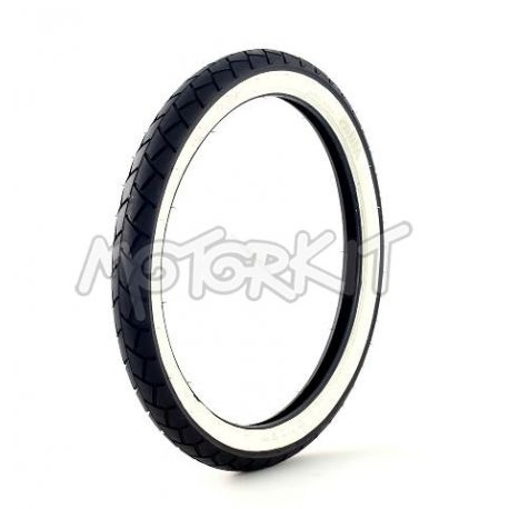 Pneu à flanc blanc 2,50 x 16 pouces  Mitas