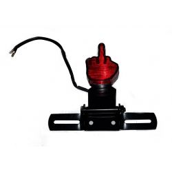 Universal rear red light "middle finger" • Motorkit