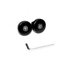 Embouts de guidon aluminium anodisé, plusieurs coloris • Motorkit