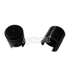 Capuchon / bouchon de valve de chambre à air  "pistons" anodisés différentes coloris