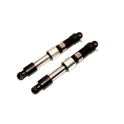 Amortisseurs look oléopneumatique 330mm noir • Motorkit