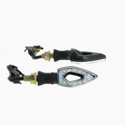 Spike carbon leds blinkers with chase effect • Motorkit