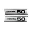 Stickers autocollants décalcomanies pour caches latéraux Honda SS50 PC50 reproduction | Motorkit
