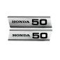 Sticker / decal set for side panel Honda SS50 PC50 - repro
