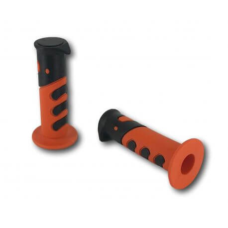 Handgrips black and orange