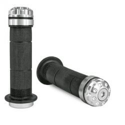 Handlegrip set TNT Ultimate black and aluminium • Motorkit