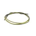 Cable électrique noir ligné jaune 0.75mm x 1M | Motorkit