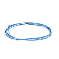 Elektrische kabel - blauw bekleed wit 0,75 mm x 1 m. • Motorkit