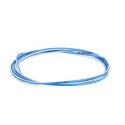 Electric wire - blue lined white 0.75mm x 1m. | Motorkit