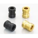 Douilles - Entretoises d'axe roue avant Kitaco pour Honda MSX - Monkey 125 - noir ou or | Motorkit
