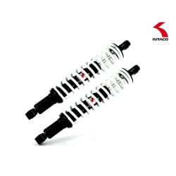 Amortisseurs  hydrauliques réglables Kitaco pour Honda Monkey 125 - blanc • Motorkit