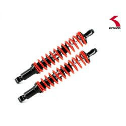 Amortisseurs  hydrauliques réglables Kitaco pour Honda Monkey 125 - rouge • Motorkit
