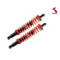 Amortisseurs  hydrauliques réglables Kitaco pour Honda Monkey 125 - rouge | Motorkit