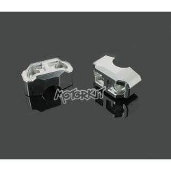 Pontets de guidon CNC Kitaco (or, noir et alu) pour Honda Monkey MSX PCX 125 • Motorkit